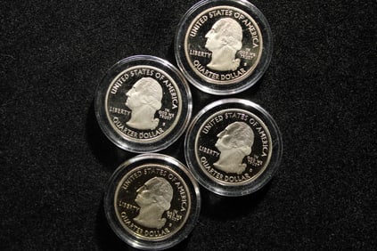 4-2009-S Proof Clad US Territories Quarters
