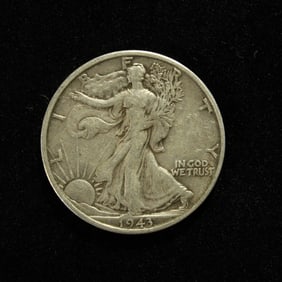 1943-S Walking Liberty Half Dollar. 90% Silver