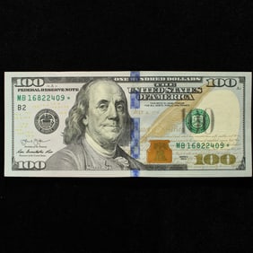 2013 $100 FR Star Replacement Note, MB 16822409* NY