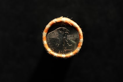 Original Bank Wrapped Roll of 2007P Idaho State Quarters. UNC