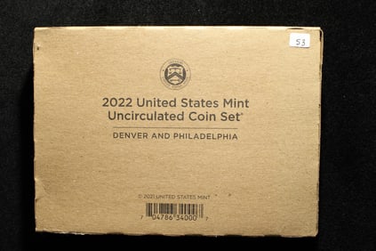 2022 United States Mint UNC Coin Set OGP
