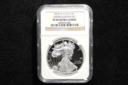 2014 W Eagle Dollar Limited Edition Set PF 69 Ultra Cameo
