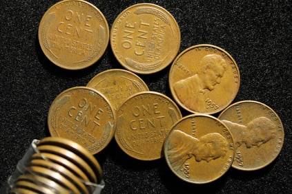 Roll of 1957D Lincoln Wheat Cents