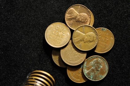 Roll of 1953D Lincoln Wheat Cents