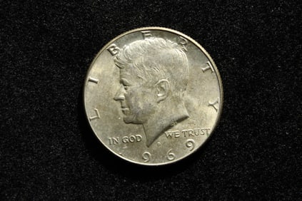 1969-D Kennedy Half Dollar. 40% Silver. UNC