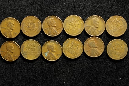 (99) 1945 PDS/1946 PDS Lincoln Wheat Cents