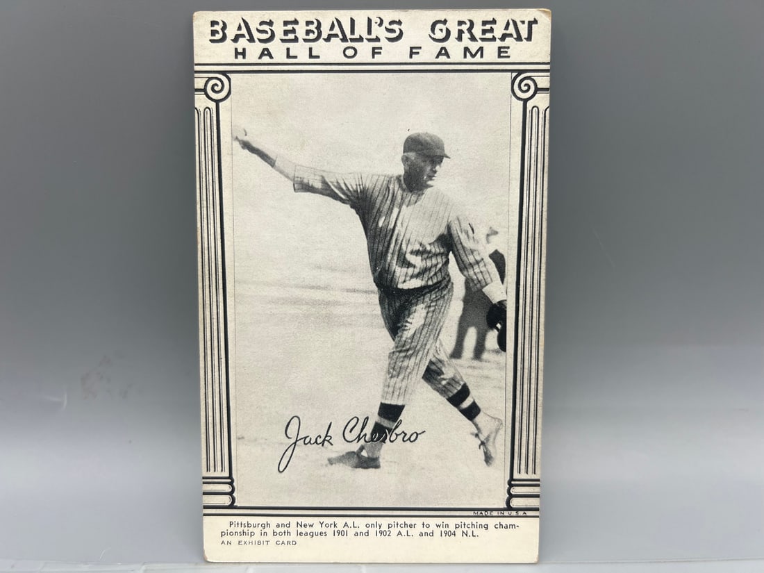 1948 Exhibit Hall of Fame Jack Chesbro: 1948 Exhibit Hall of Fame Jack Chesbro