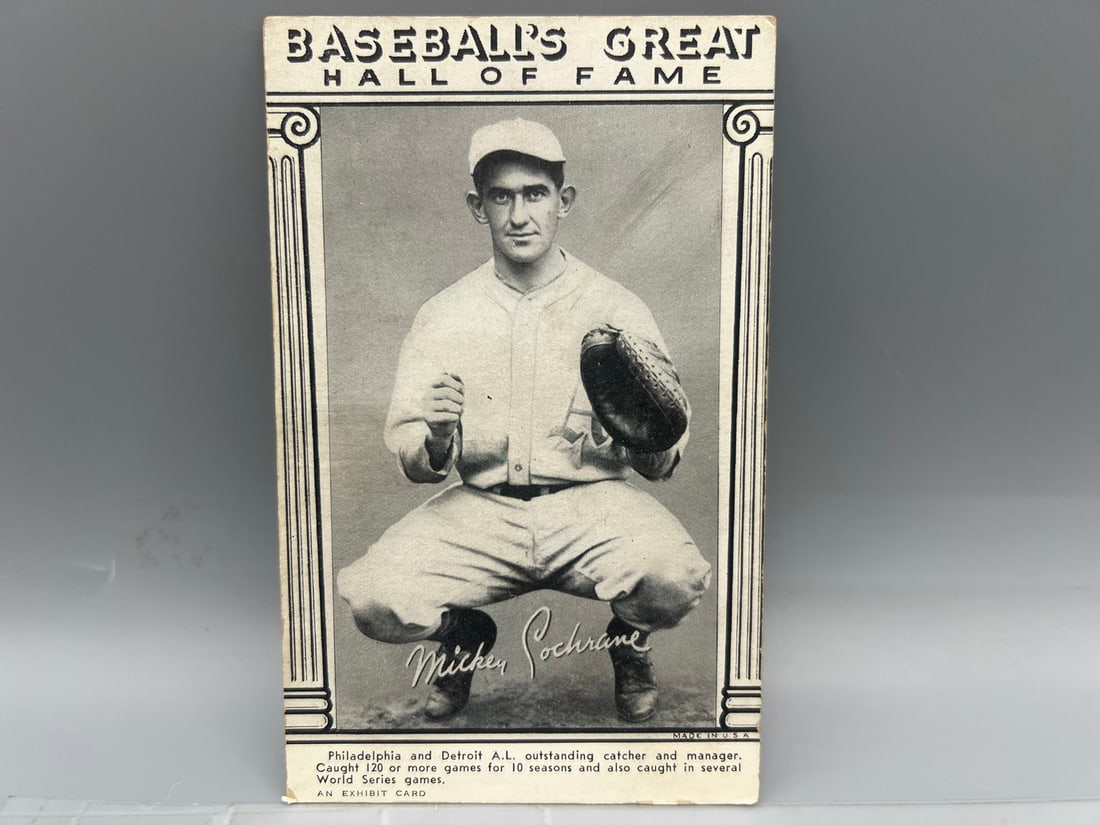 1948 Exhibit Hall of Fame Mickey Cochrane: 1948 Exhibit Hall of Fame Mickey Cochrane