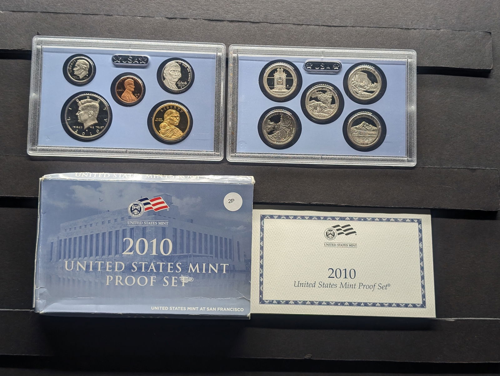 2010-S US Mint Proof Set, No Presidential Dollars (1 of 6)
