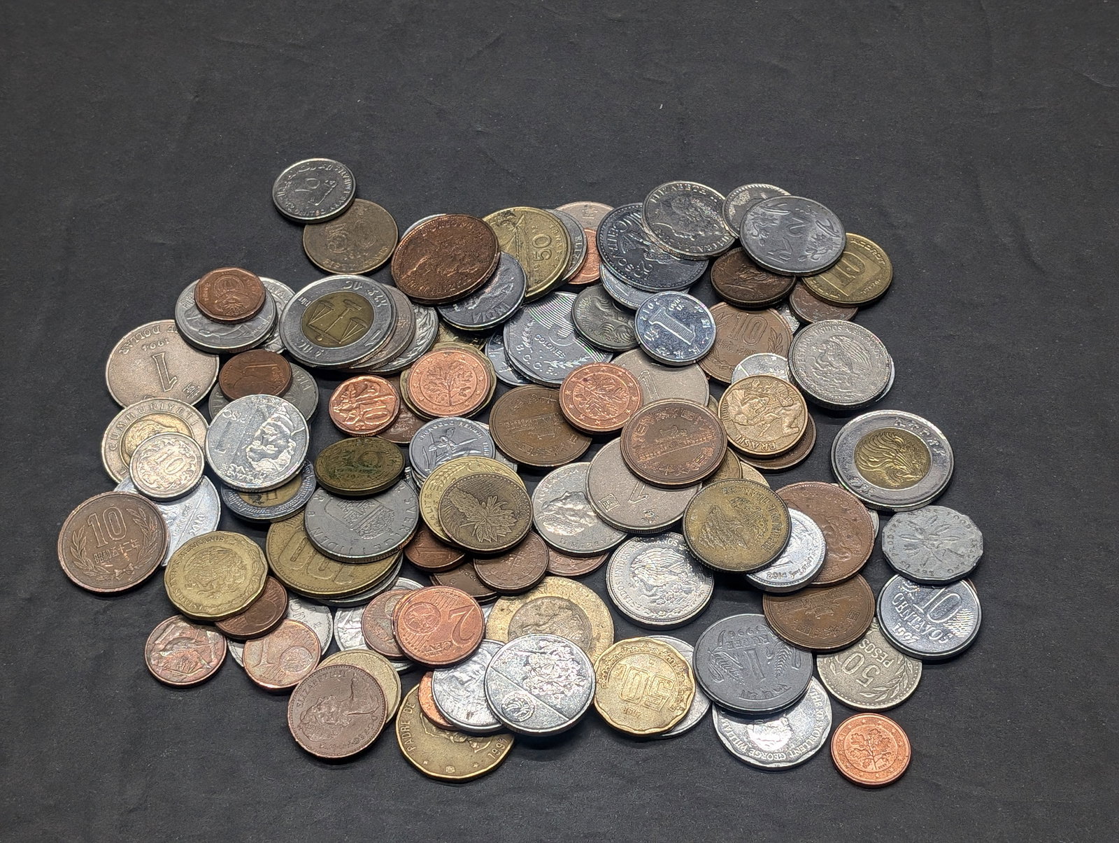1 Pound World Coins (Many Proof, Unc-About 100 Coins) Unsearched (1 of 5)