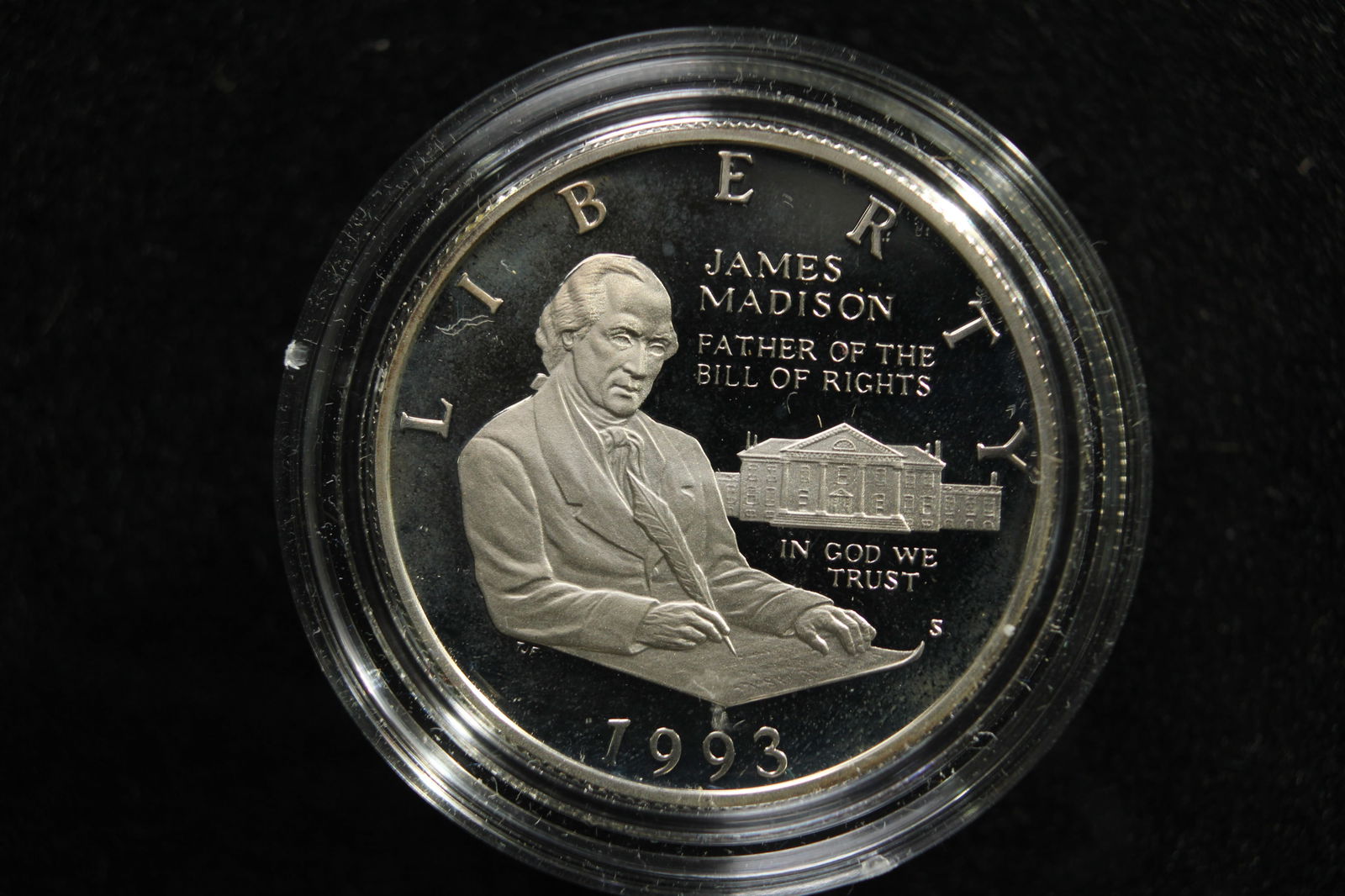 1993-S Bill of Rights 90%  SILVER Half Dollar Commemorative Proof (1 of 2)