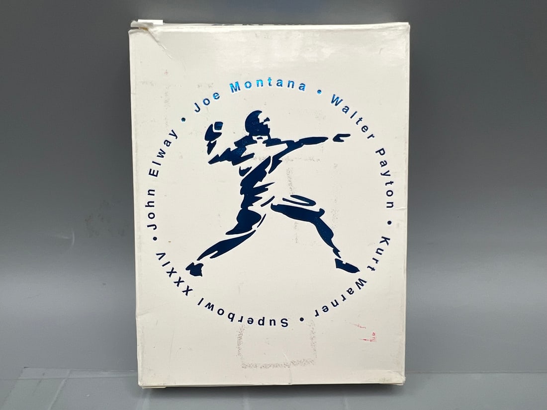 2000 Upper Deck 22kt. Gold Foil Limited Edition #/2500 5 Card Football Set (1 of 4)