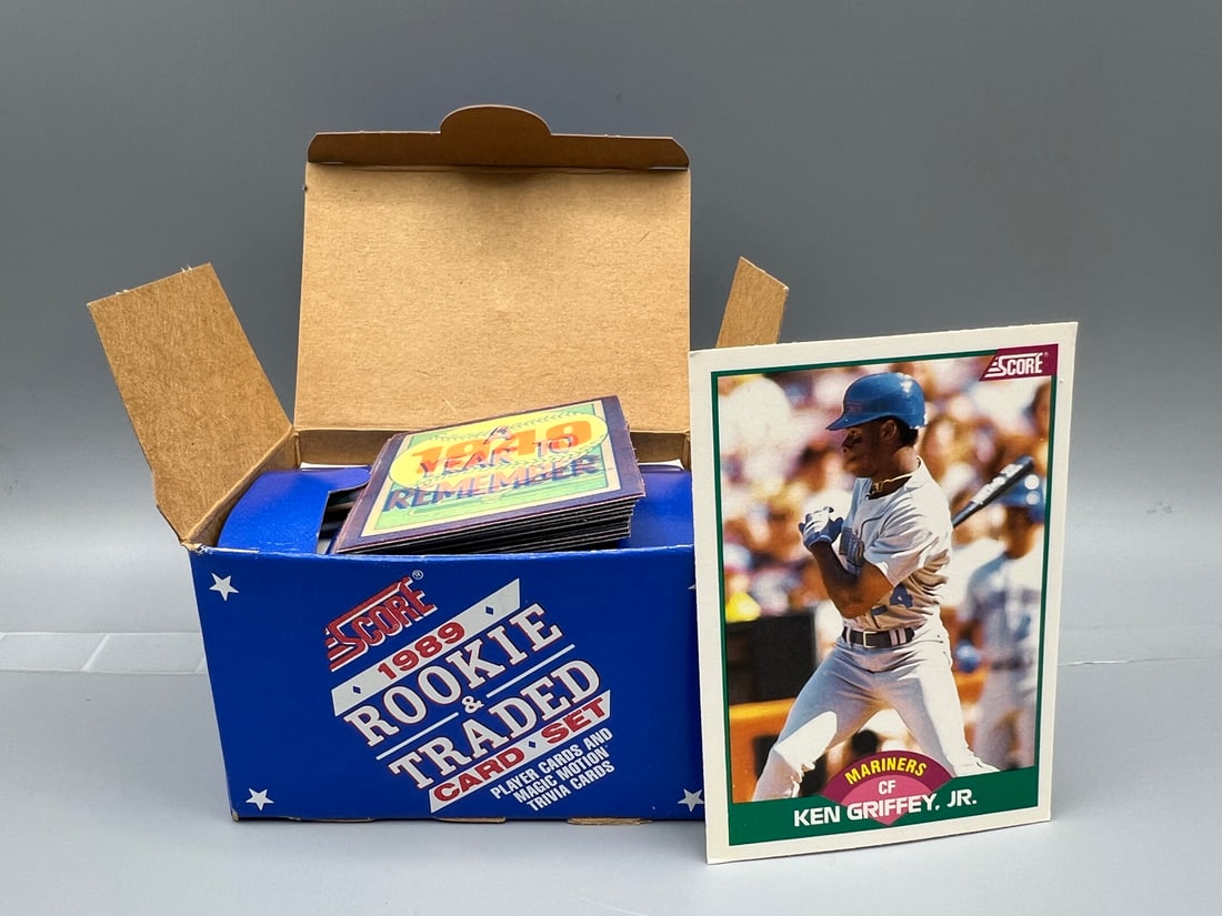 1989 Score Rookies & Traded Baseball Complete Set W/ Ken Griffey Jr. RC (1 of 3)