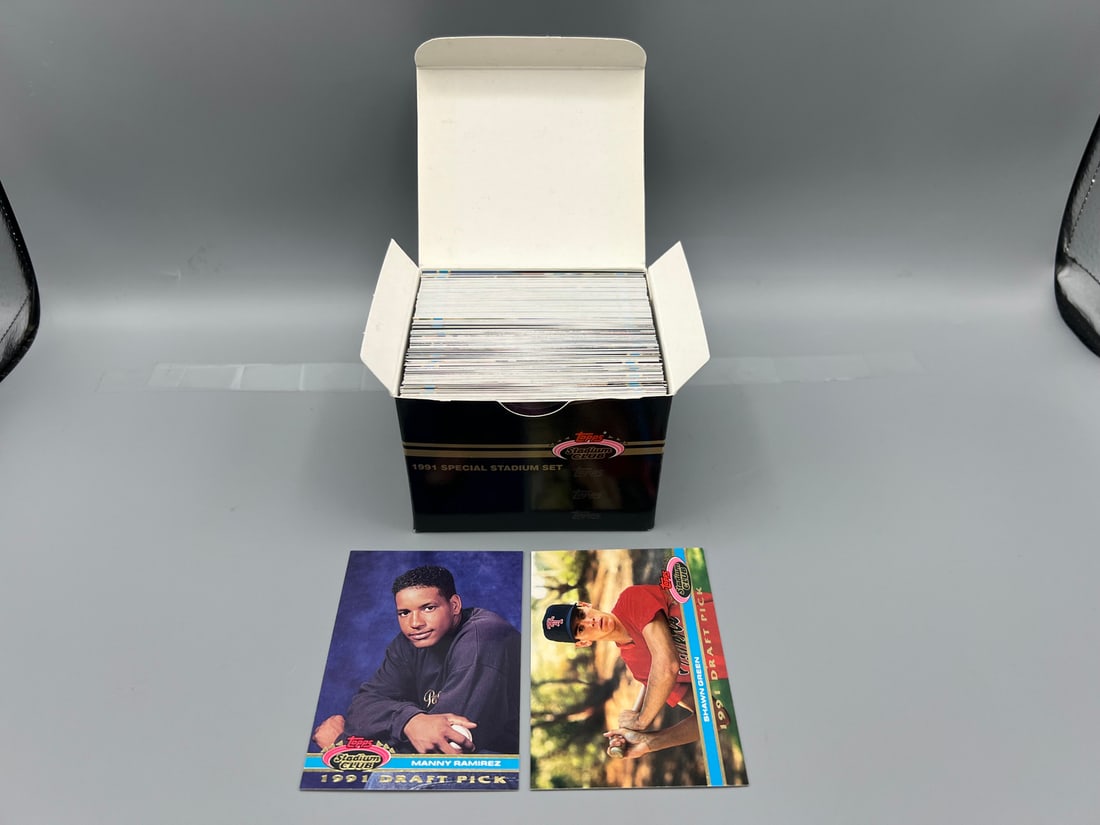 1991-92 Topps Stadium Club Dome Baseball Complete Set W/ Manny Ramirez RC & Shawn Green RC (1 of 3)