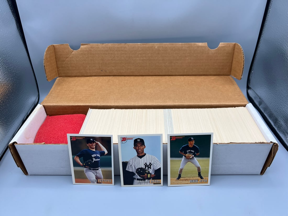 1993 Bowman Baseball Complete Set W/ Derek Jeter RC, Andy Pettitte RC, & Mariano Rivera 2nd Year (1 of 3)