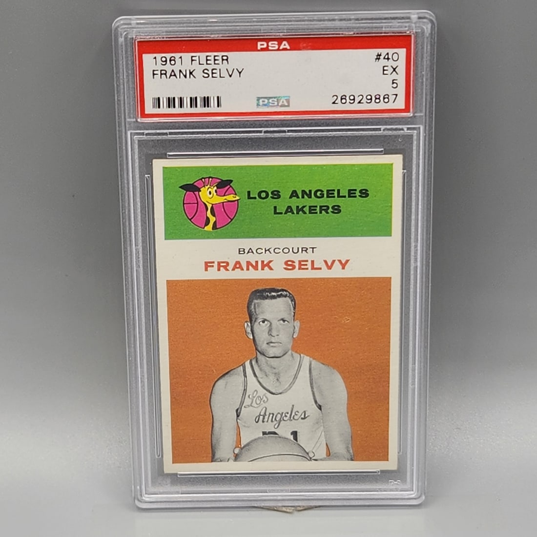 1961 Fleer Frank Selvy #40 PSA 5: 1961 Fleer Frank Selvy #40 PSA 5