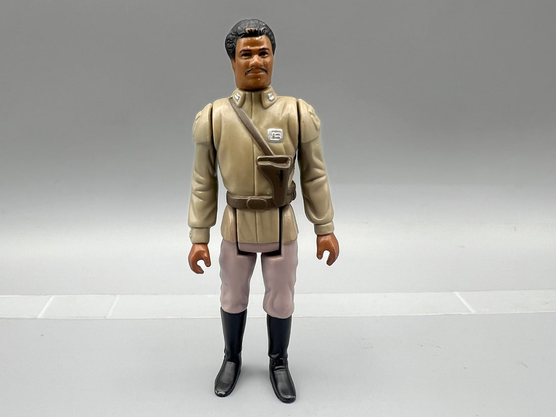 1985 Kenner Star Wars Power of The Force General Lando Calrissian Figure - Tough Figure: 1985 Kenner Star Wars Power of The Force General Lando Calrissian Figure - Tough Figure