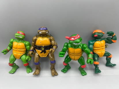 1988-92 TMNT Mirage Studios Raphael, Breakfightin Raphael, Rock N Roll Michaelangelo, & Mutatin: 1988-92 TMNT Mirage Studios Raphael, Breakfightin Raphael, Rock N Roll Michaelangelo, & Mutatin Donatello Figures