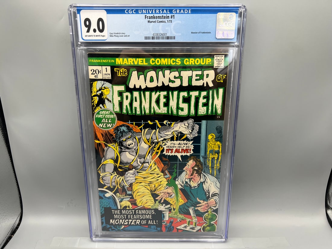 Frankenstein #1 CGC Graded 9.0 Off White To White Pages - 1st Appearance of The Monster of (1 of 4)