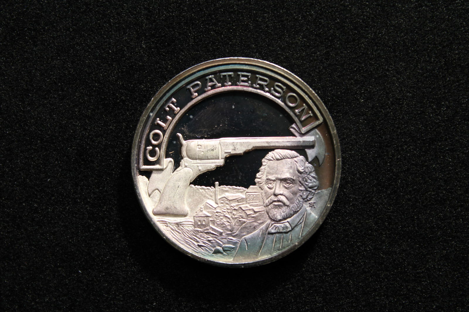 13.5 DWT .999 FINE SILVER Colt Paterson Designed Coin (1 of 2)