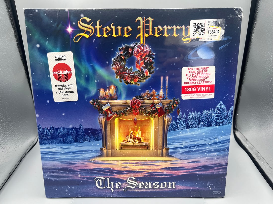 SEALED - Steve Perry: The Season (2021), limited edition, translucent red vinyl, includes christmas (1 of 2)