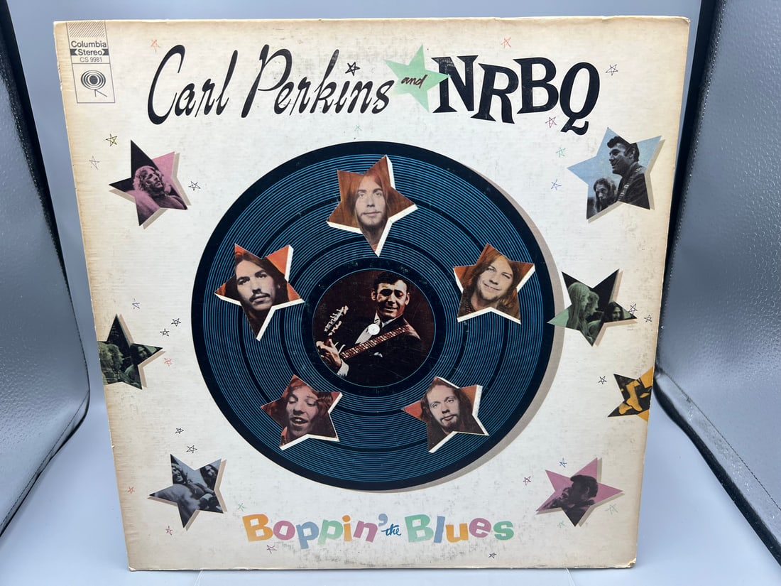 1970 Carl Perkins And NRBO Boppin The Blues Repress Vinyl Album - CS 9981: 1970 Carl Perkins And NRBO Boppin The Blues Repress Vinyl Album - CS 9981