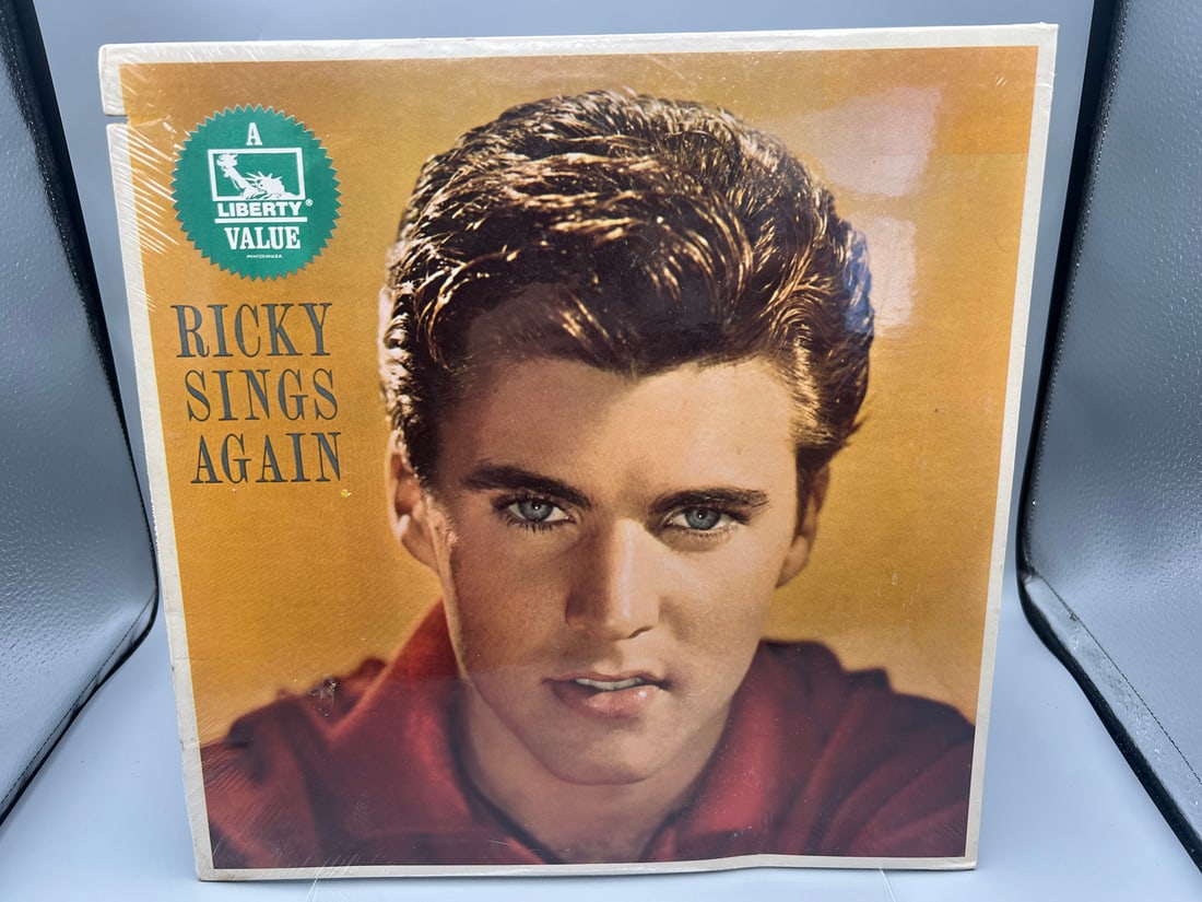 SEALED - Ricky Nelson: Ricky Sings Again (1982), reissued/remastered, promo notch in cover (1 of 2)