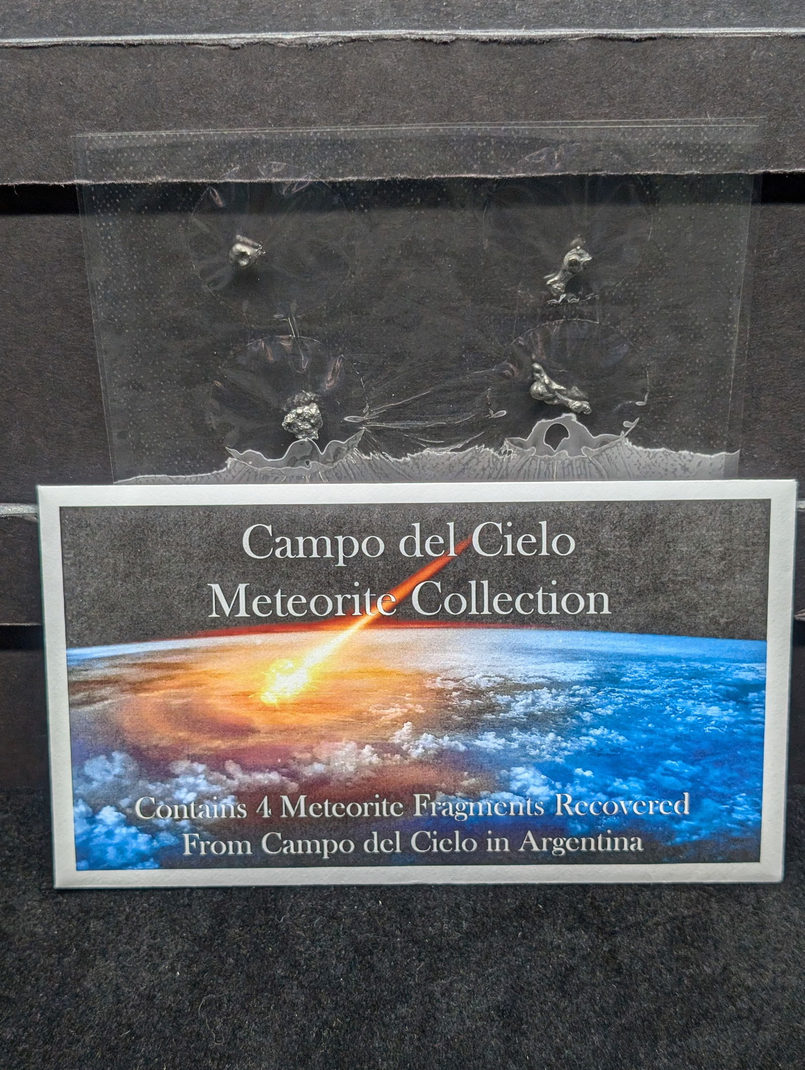 Collection of Meteorites from Campo del Cielo in Argentina - 4 Fragments (1 of 5)