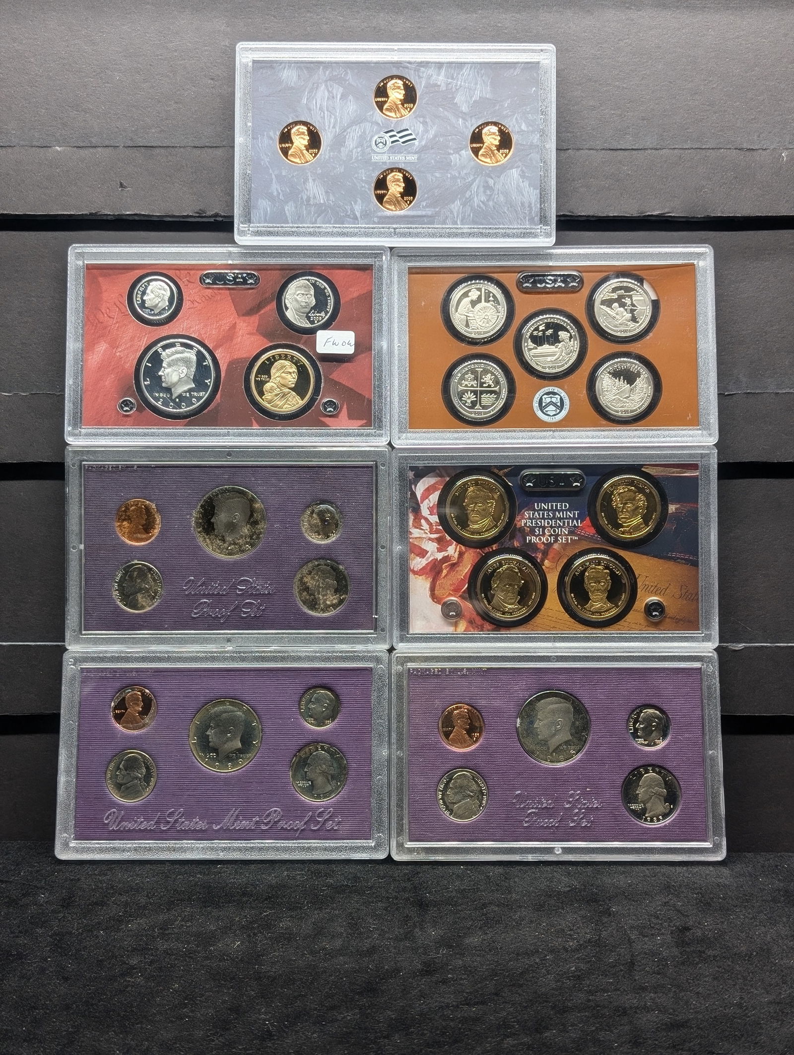 Lot of 7 Various Partial U.S. Mint Proof Sets in OGP (1 of 18)