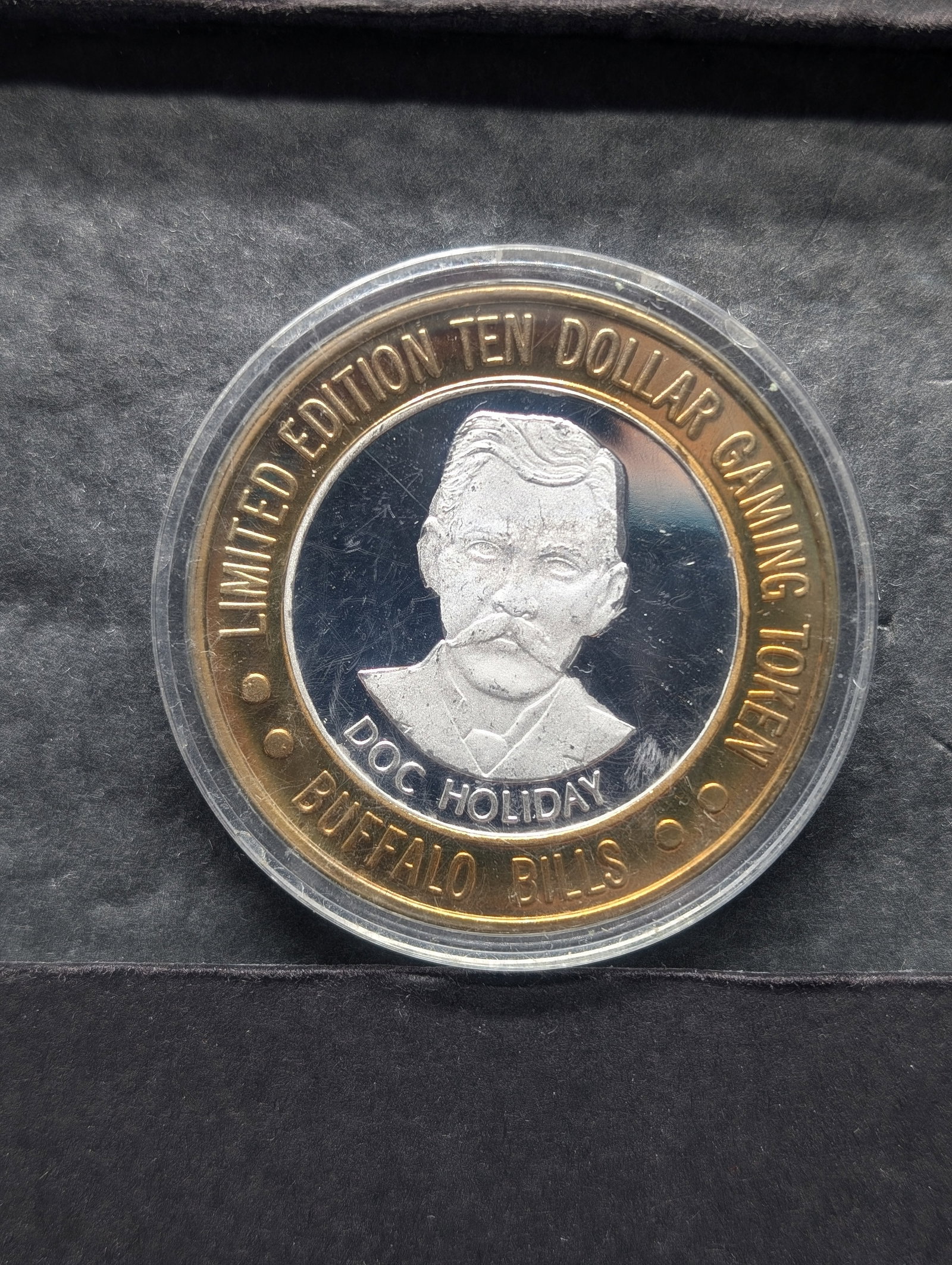 Limited Edition .999 FINE SILVER CENTER Buffalo Bills Casino $10 Gaming Token: Limited Edition .999 FINE SILVER CENTER Buffalo Bills Casino $10 Gaming Token