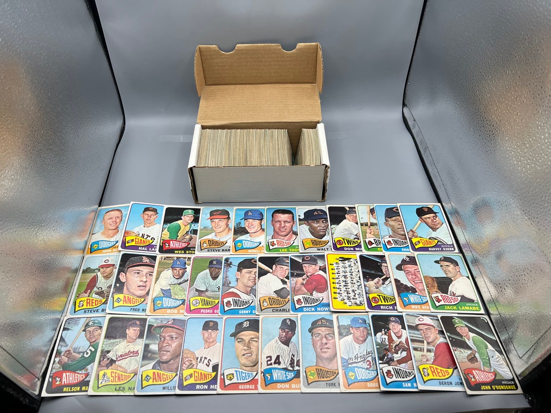 1965 Topps Baseball Approx. 350+ Card Partial Set - Appears Mostly Mid Grade W/ Some Exceptions - (1 of 4)