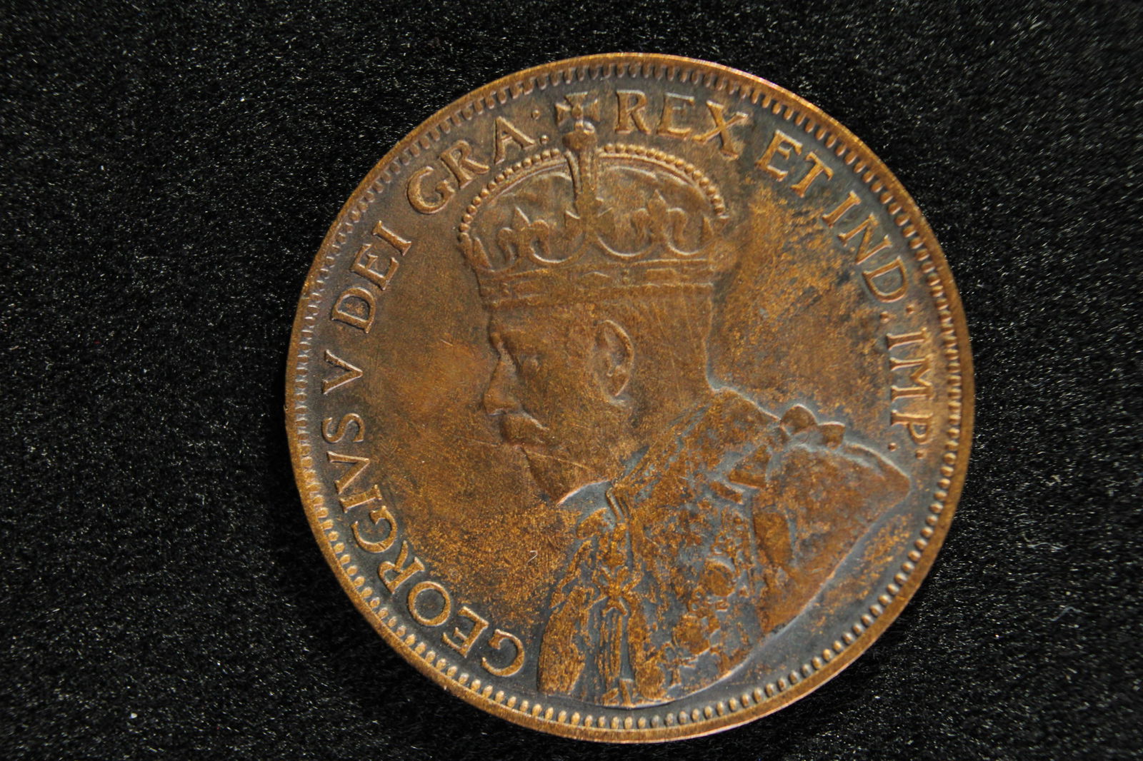 1918 (XF, Great Details, Nice Toning) Canada, One Cent, 106 Years Old! (1 of 2)