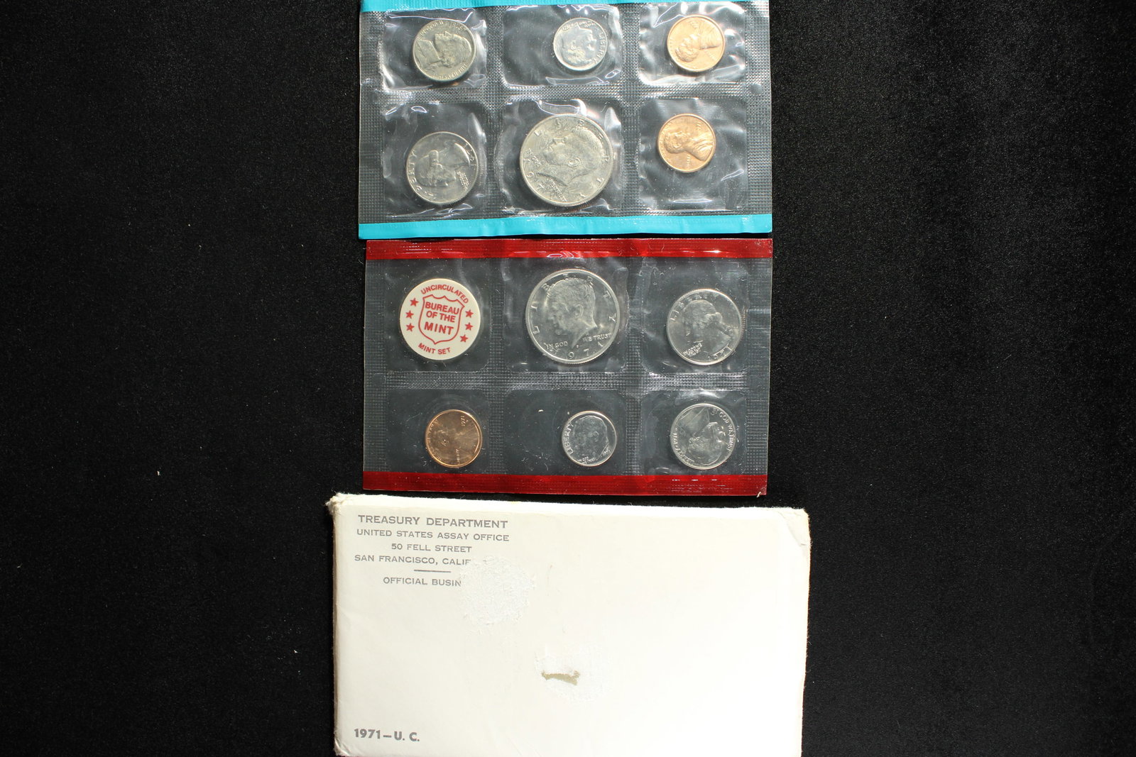 1971- P& D U.S. Mint Uncirculated Coin Set - OGP (1 of 5)