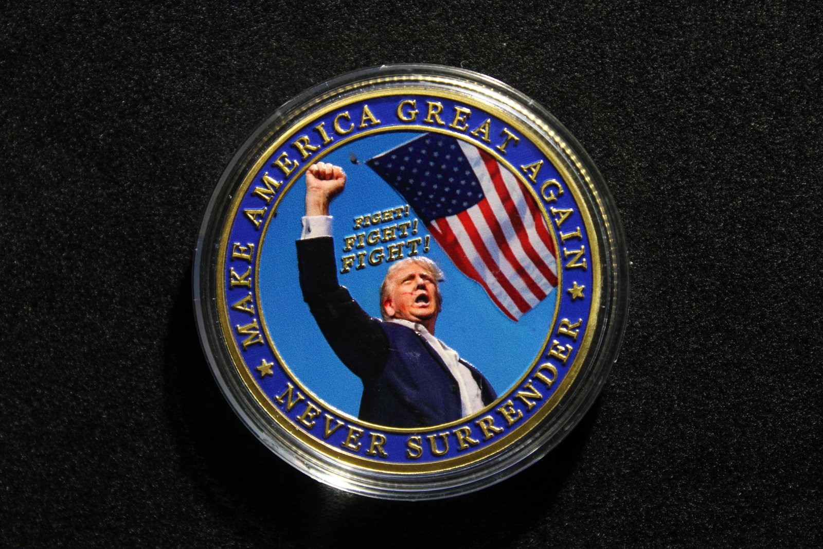 Historic Trump (FIGHT-FIGHT-FIGHT), BU-New, Novelty (1 of 2)