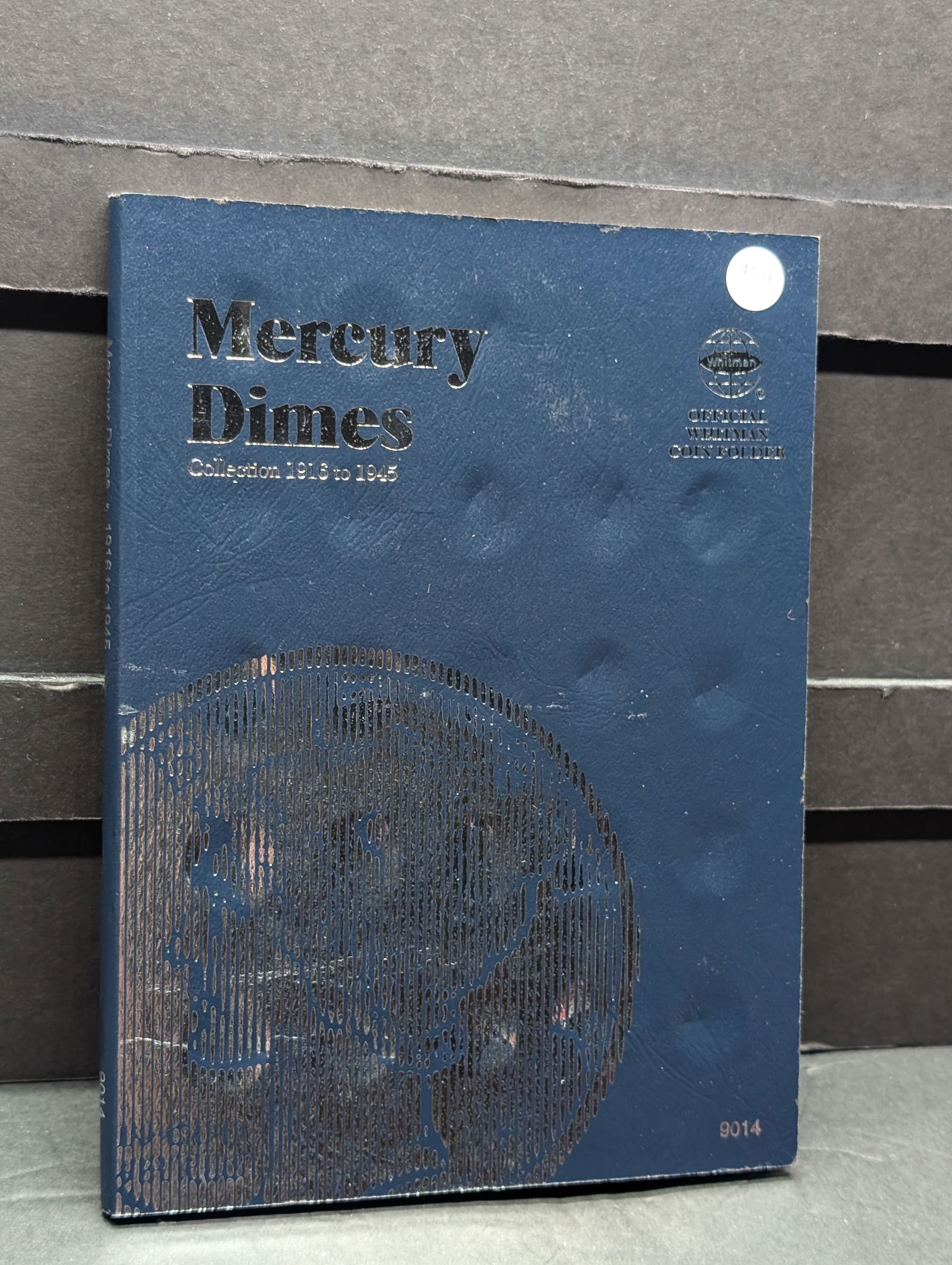 1945 P, D, & S Mercury Dimes in a Whitman Mercury Dime Folder (1 of 3)