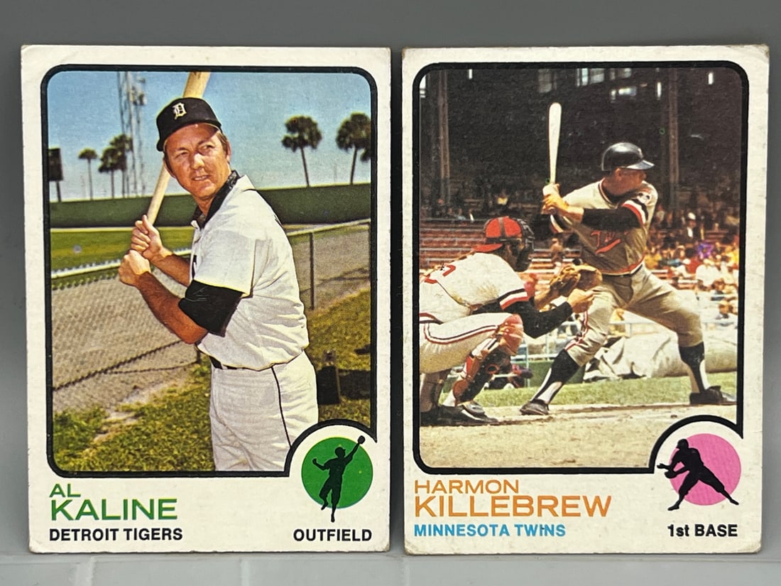 1973 Topps Al Kaline #280 & Harmon Killebrew #170 (1 of 2)