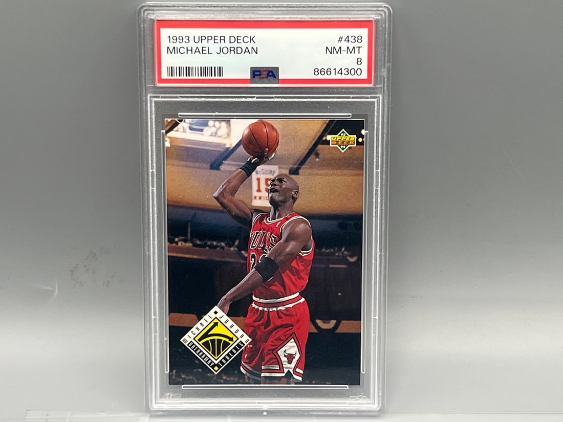 1993 Upper Deck Michael Jordan #438 PSA NM-MT 8 (1 of 2)
