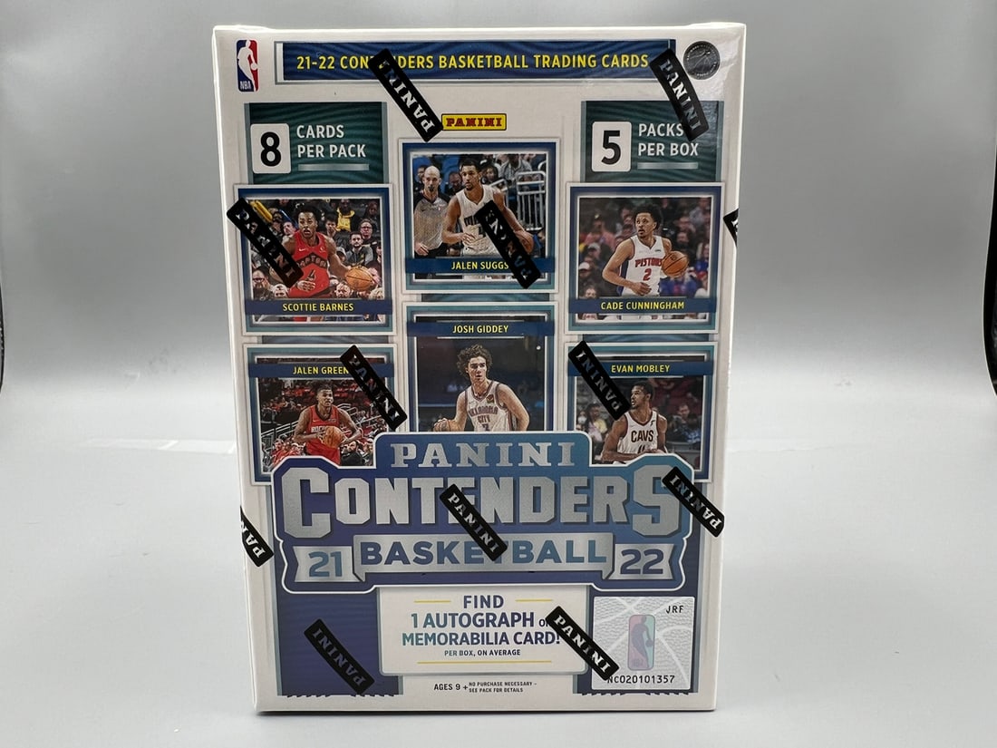 2021-22 Panini Contenders Basketball Sealed Blaster Box: 2021-22 Panini Contenders Basketball Sealed Blaster Box