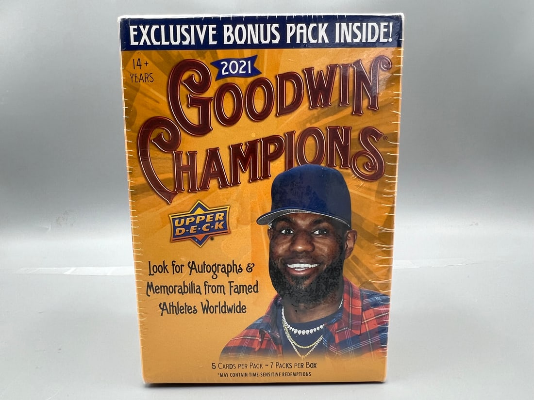 2021 Upper Deck Goodwin Champions Sealed Blaster Box (1 of 3)