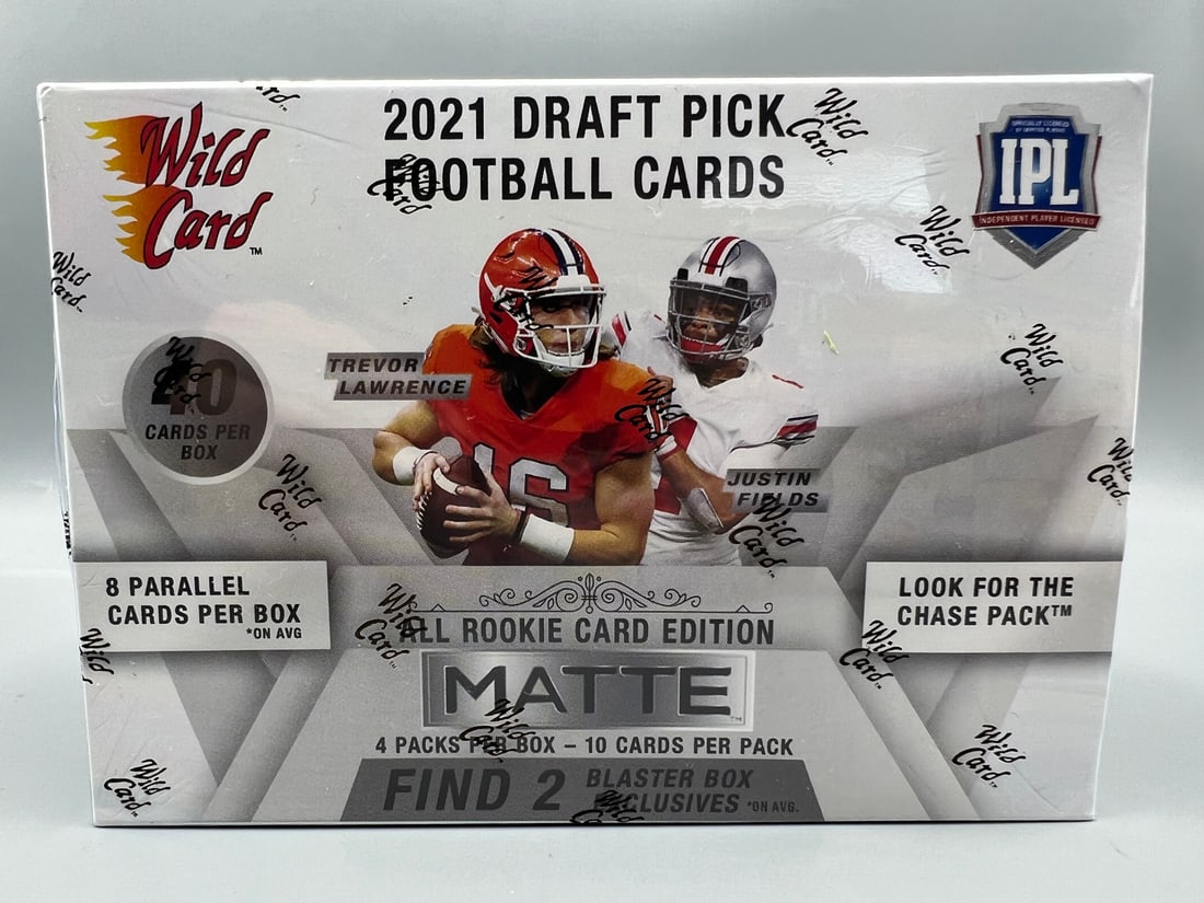 2021 Wild Card Matte Draft Picks Football Sealed Blaster Box (1 of 3)