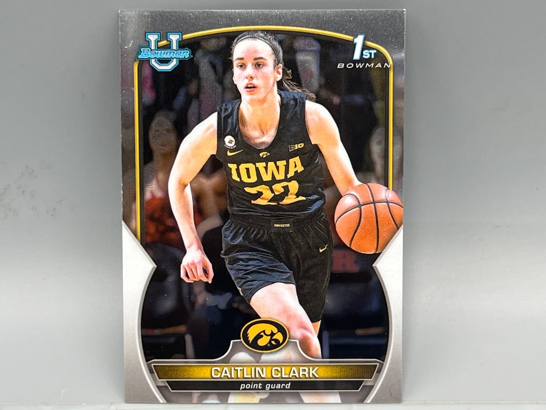 2023 Bowman University Chrome Caitlin Clark 1st Bowman RC #50 (1 of 2)