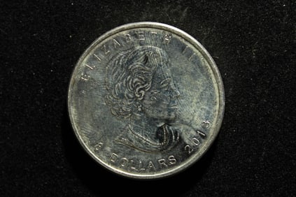 1 1/2 Oz. .9999 FINE SILVER 2013 Canadian Polar Bear 8 Dollar Designed Bullion Piece