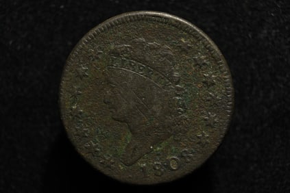 1808 Classic Head Large Cent. VG detail with porosity