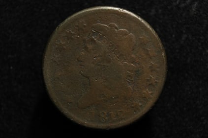 1812 Classic Head Large Cent. VG detail with a scratch. Nice planchet.