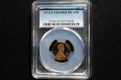 1980-S PROOF Lincoln Memorial Cent - PCGS PR69 DCAM