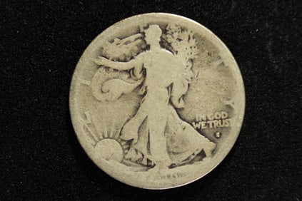 1916-S (Obverse) Walking Liberty Half Dollar