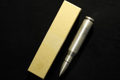 10 Oz. .999 SILVER 50 Caliber Designed Bullion Piece - NEAT!