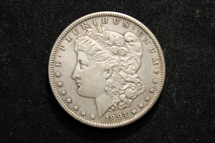 1891-S Morgan Dollar $1. Uncirculated. Better date.
