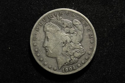 1904-S Morgan Silver Dollar **BETTER DATE - FINE**