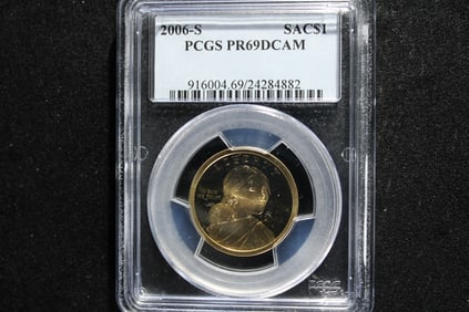 2006-S PROOF Sacagawea $1 Coin - PCGS PR69 DCAM